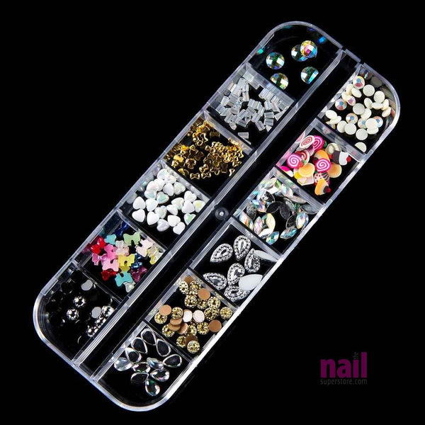 Mixed Nail Art Rhinestones | Pack #5 - Pack 521158 - The Nail Superstore