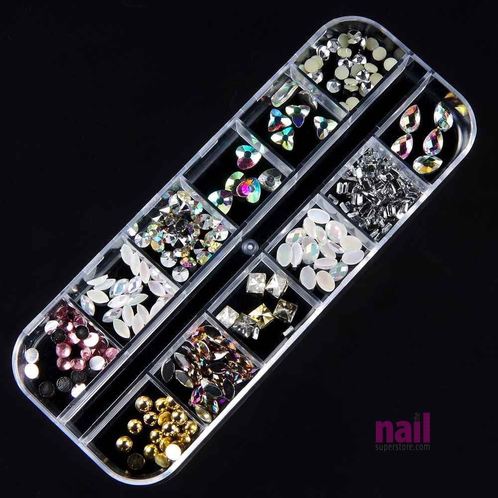Mixed Nail Art Rhinestones | Pack