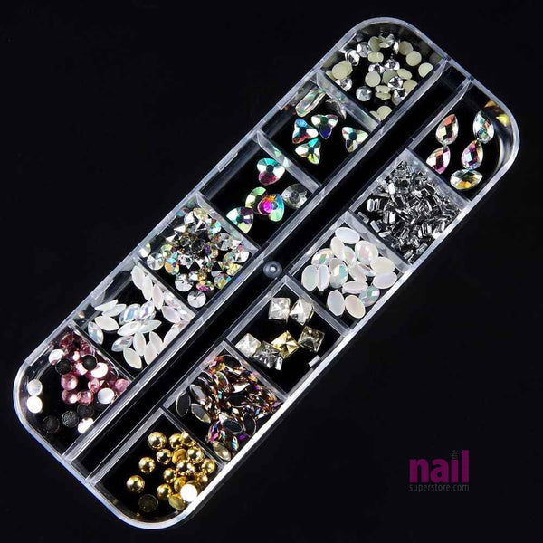 Mixed Nail Art Rhinestones | Pack #6 - Pack 521159 - The Nail Superstore