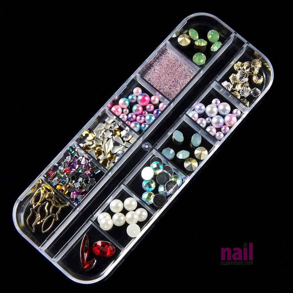 Mixed Nail Art Rhinestones | Pack #8 - Pack 521161 - The Nail Superstore