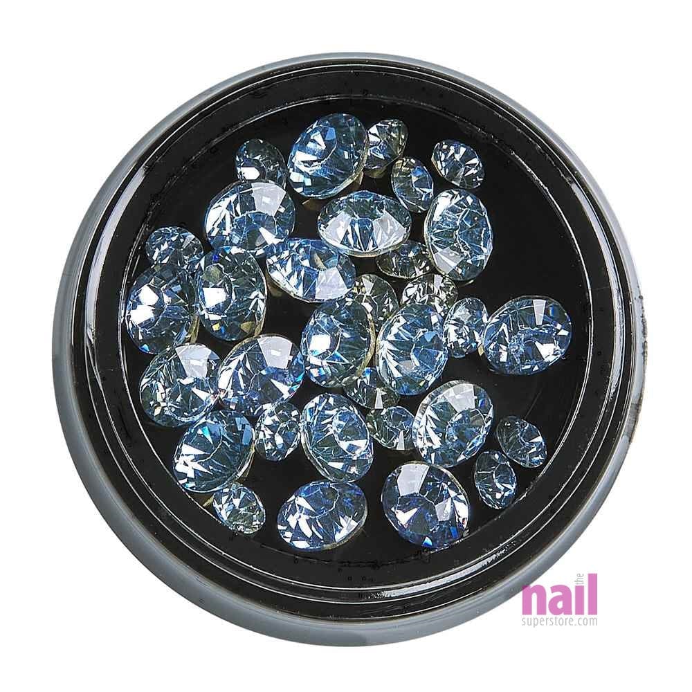 Brilliant Pointed Back Nail Art Rhinestone | Pack