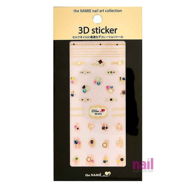 Namie Rhinestone Nail Art Sticker Collection | Pack #JNX3 - Each 529112 - The Nail Superstore