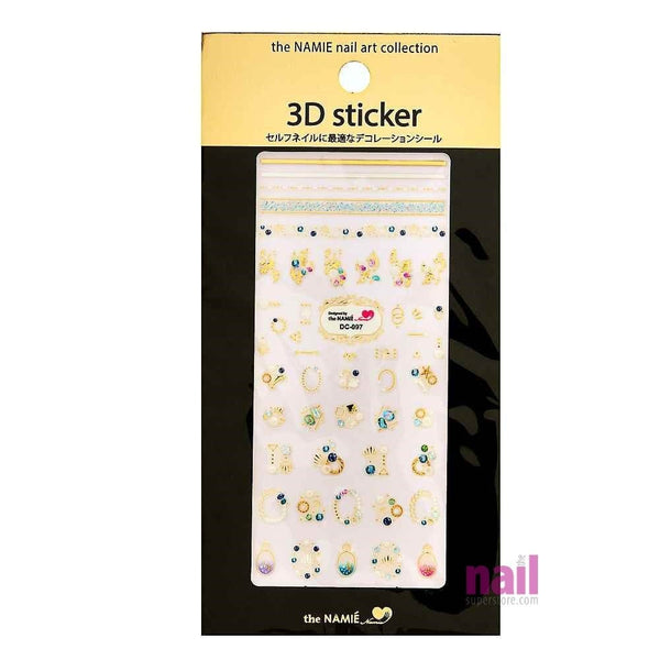 Namie Rhinestone Nail Art Sticker Collection | Pack #JNX7 - Each 529116 - The Nail Superstore