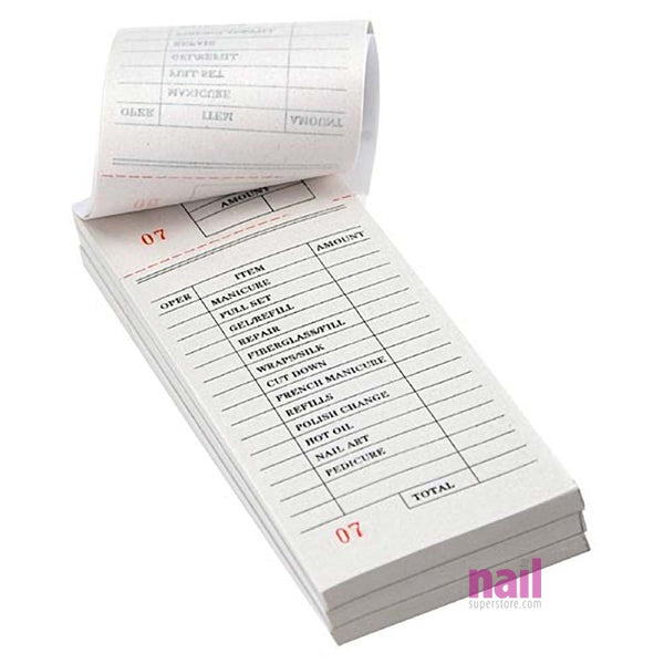 Ticket Book - 10-ct | Designed for Nail Salon Use - Pack