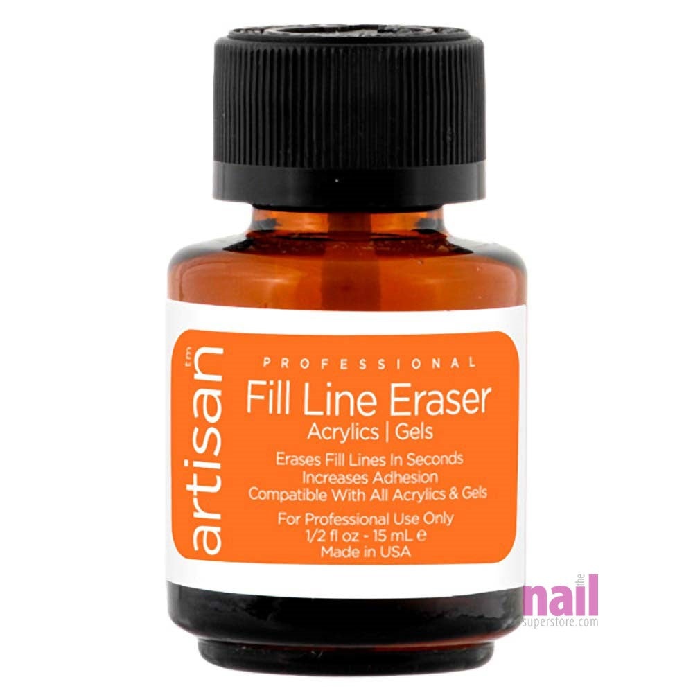 Artisan Fill Line Eraser | Erases Acrylic & Gel Fill Lines in Seconds - 0.5 oz