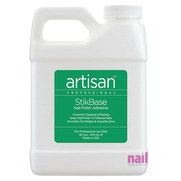 Artisan StikBase Nail Polish Adhesive | Prevents Chipping & Peeling - 16 oz