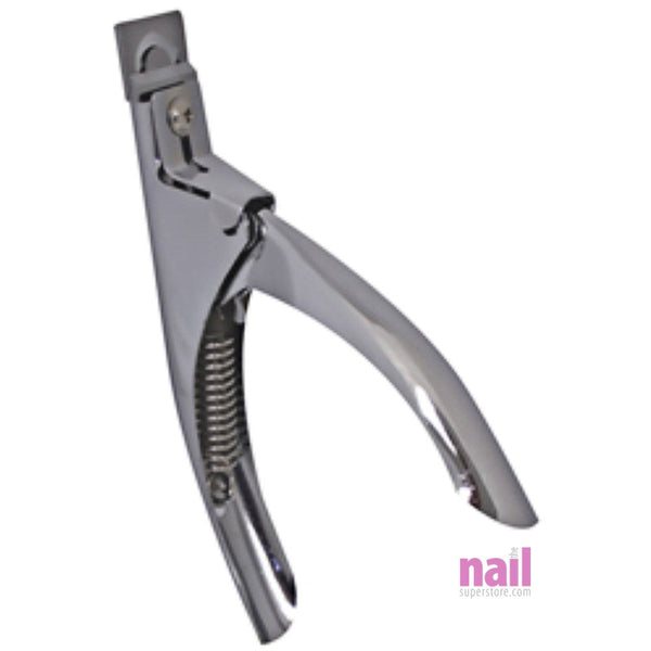 Nail Tip Cutter - Chrome | Cuts Without Cracking & Leaves Smooth Edges - Each