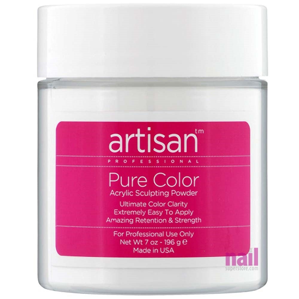 Artisan Acrylic Nail Powder | Brilliant White Color - Superior Adhesion - 7 oz