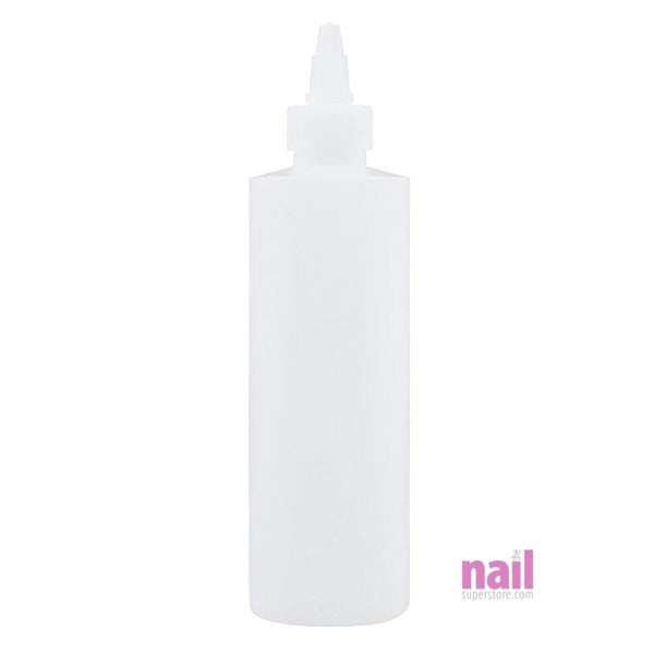 Empty Plastic Bottle | With Twist Cap - 8 oz 610011 - The Nail Superstore