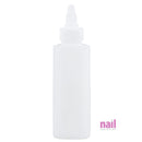 Empty Plastic Bottle | With Twist Cap - 4 oz 610012 - The Nail Superstore