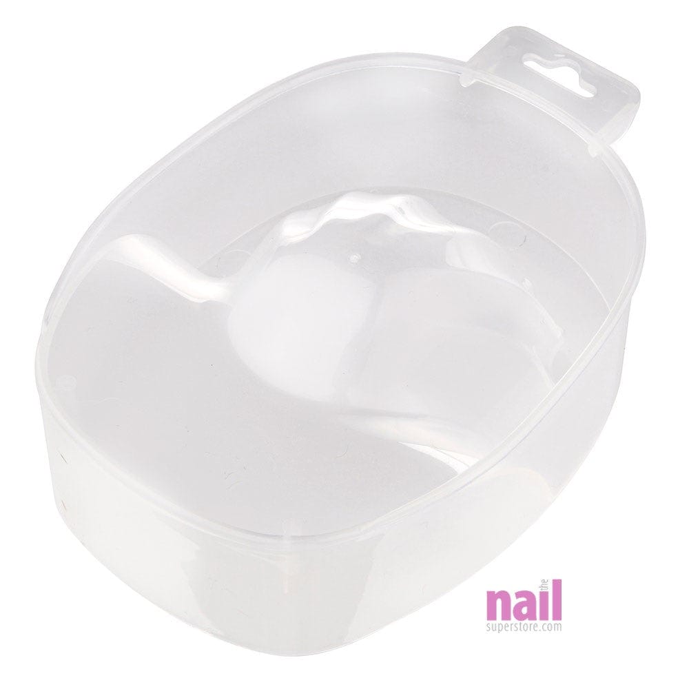 Manicure Bowl | Frosted Clear - Each 610017 - The Nail Superstore