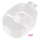 Manicure Bowl | Frosted Clear - Each 610017 - The Nail Superstore
