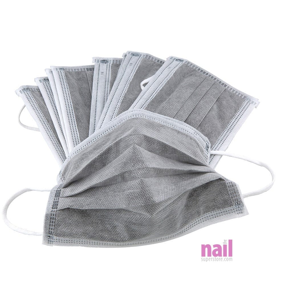 Active Carbon Filter 4-Ply Earloop Face Mask | Filters Pollutants & Keeps Germs Away - 50ct 610203 - The Nail Superstore