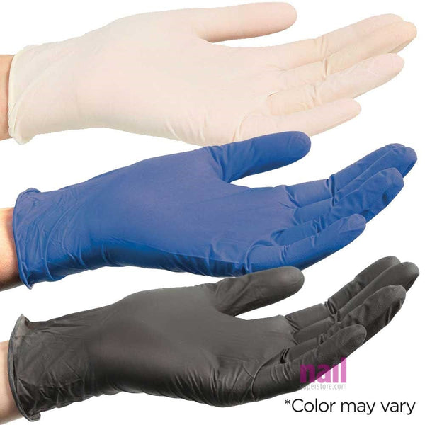 Powder-Free Nitrile Gloves | Medium Size - 100 Count 610207 - The Nail Superstore