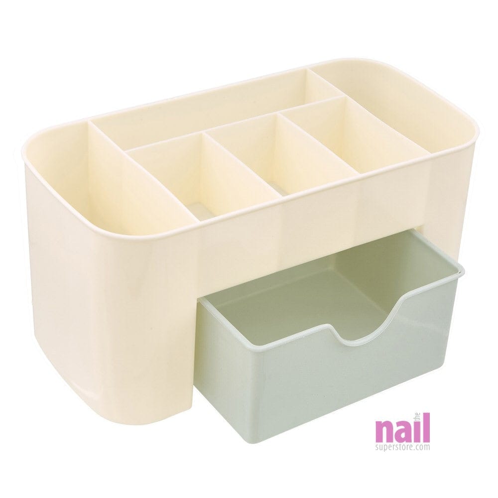 Nail Storage Organizer Box | Holds Polish, File, Brush & more - Pastel Green - Each 610219 - The Nail Superstore
