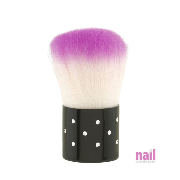 Mini Nail Dust Brush | Remove Filing Dust Quickly & Softly - Purple - Each 610222 - The Nail Superstore