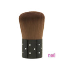 Mini Nail Dust Brush | Remove Filing Dust Quickly & Softly - Brown - Each 610223 - The Nail Superstore