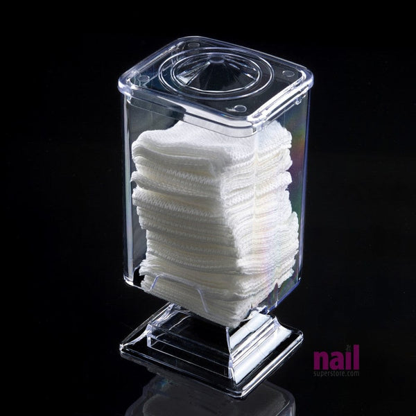 Nail Wipe Dispenser (Case Only) | Holds Over 50pcs Cosmetic Cotton Pads - Each 610239 - The Nail Superstore