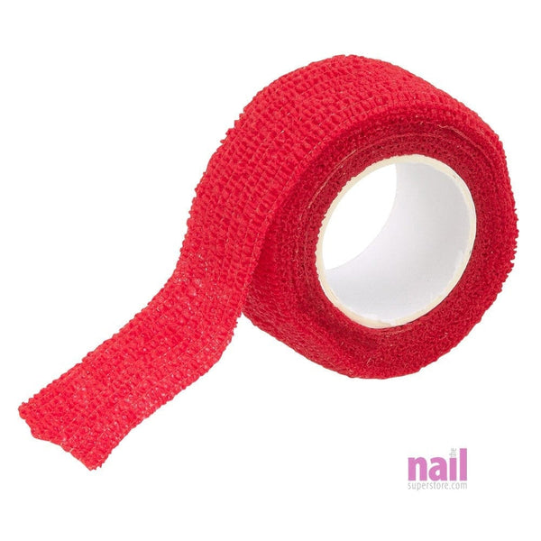 Elastic Bandage Finger Protector | Red - Each 610258 - The Nail Superstore