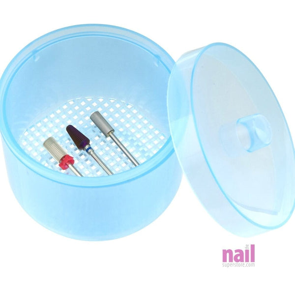 Nail Tools & Carbide Drill Bit Sterilizer Box (Case Only) | Blue - Each 610264 - The Nail Superstore