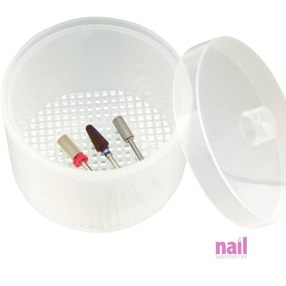 Nail Tools & Carbide Drill Bit Sterilizer Box (Case Only) | Natural - Each 610265 - The Nail Superstore