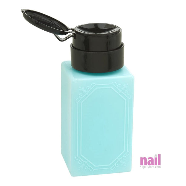 230ml Acetone Nail Polish Remover Dispenser w/Pump | Blue - Each 610287 - The Nail Superstore