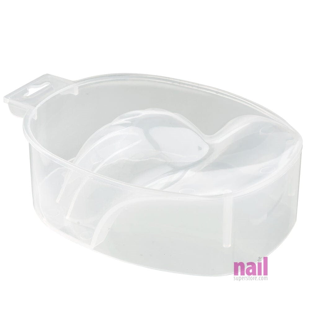 Acetone Resistant Manicure Bowl | Clear - Each 610298 - The Nail Superstore