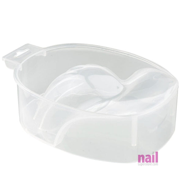 Acetone Resistant Manicure Bowl | Clear - Each 610298 - The Nail Superstore