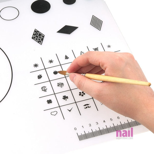 Silicone Nail Art Practice Mat | Reusable & Washable - Each 610311 - The Nail Superstore