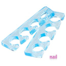 Silicone Toe Separator | Light Blue - Pair 610319 - The Nail Superstore