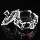 Hexagon Crystal Glass Dappen Dish Container | Size 2 oz - Each 610325 - The Nail Superstore