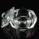 Hexagon Crystal Glass Dappen Dish Container | Size 3 oz - Each 610328 - The Nail Superstore