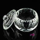 Round Crystal Glass Dappen Dish Container | Size 3 oz - Each 610330 - The Nail Superstore