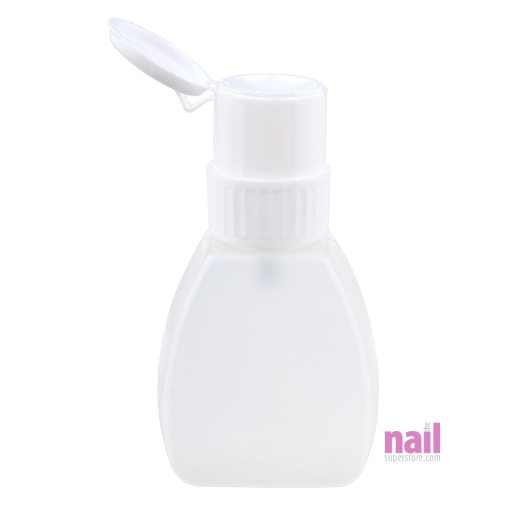 250ml Acetone Nail Polish Dispenser w/Pump | Natural - Each 610351 - The Nail Superstore