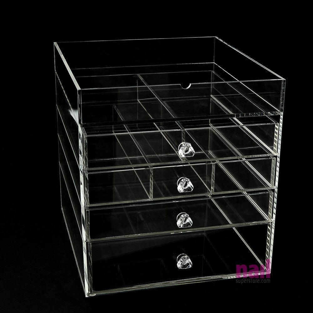 Professional Acrylic Storage Display | Organizes Nail Arts, Dipping Powders, Gel Nail & Much More - Each 610367 - The Nail Superstore
