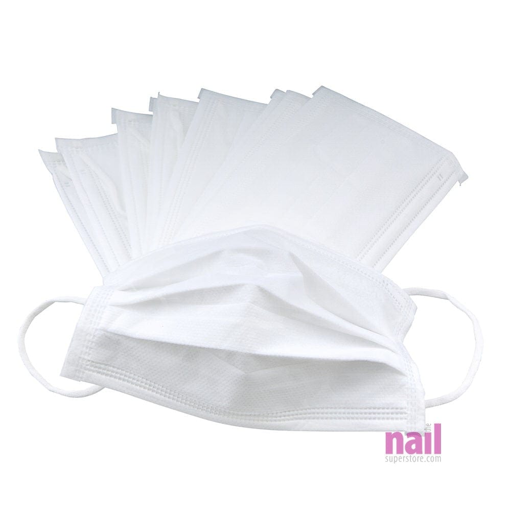 4-Ply Earloop Face Mask | Prevents Spread of Airborne Virus & Disease - 50ct 610370 - The Nail Superstore