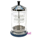 Barbicide Mid-Size Salon Disinfectant Jar | Fits Many Nail Implements - 21 oz 620005 - The Nail Superstore