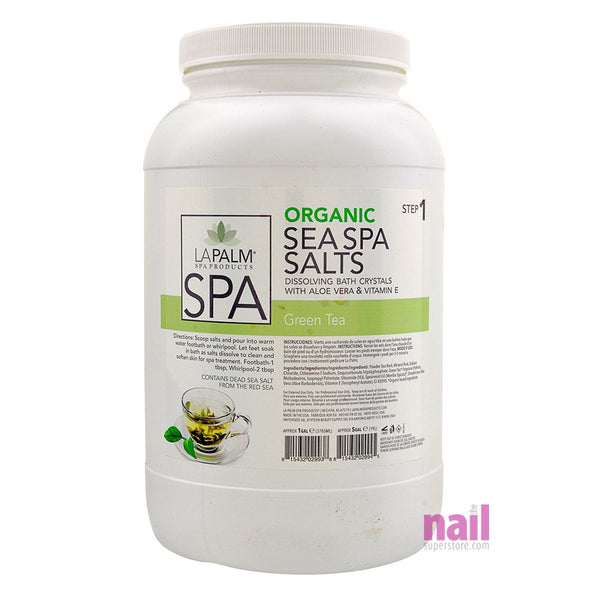 La Palm - Pedicure Sea Salts | Green Tea - Gallon