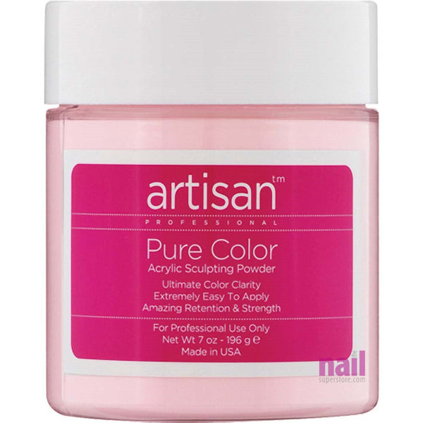 Artisan Acrylic Nail Powder | Flawless Color Clarity - Premium Pink - 7 oz