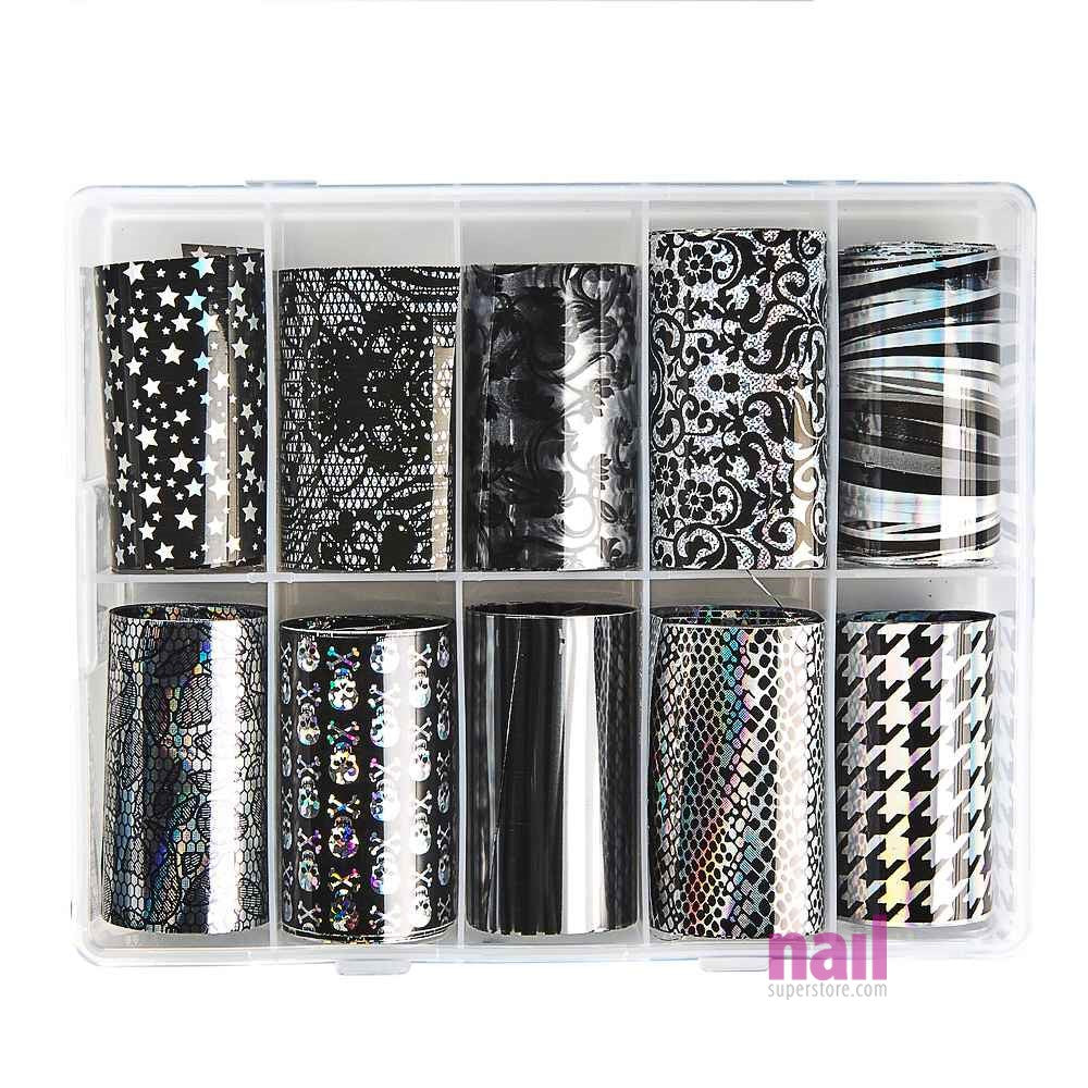 Abstract Transfer Foil Nail Art | Pack