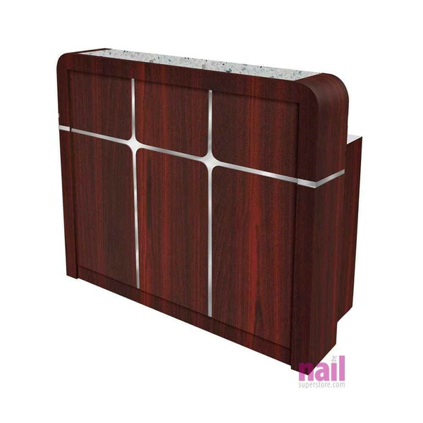 Dakota Reception Desk - Each 712017 - The Nail Superstore