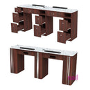 Dakota Double Manicure Table - Each 712018 - The Nail Superstore
