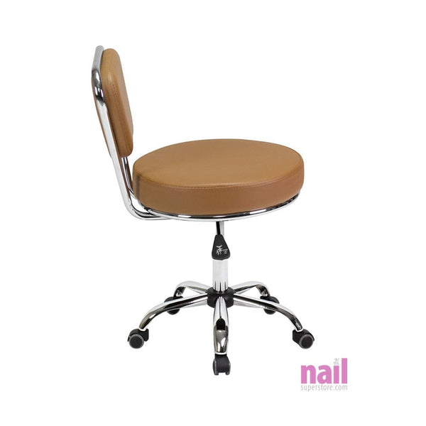 Nova Tech Stool | Sand - Adjustable Height - Each 712023 - The Nail Superstore
