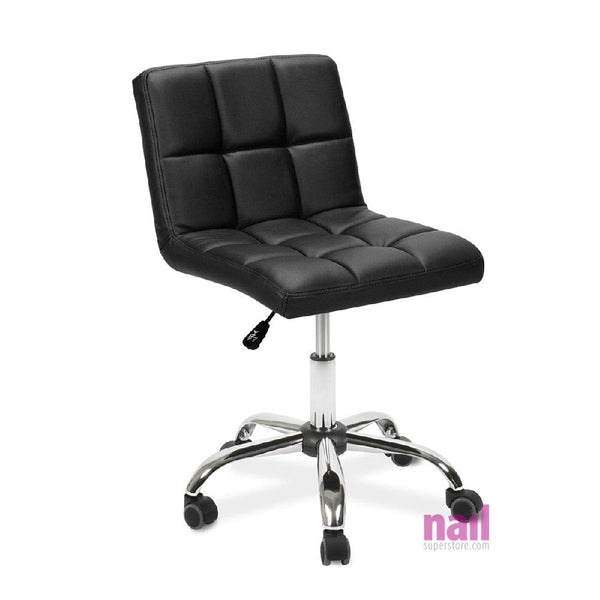 Contempo Tech Stool | Black - Each 712024 - The Nail Superstore