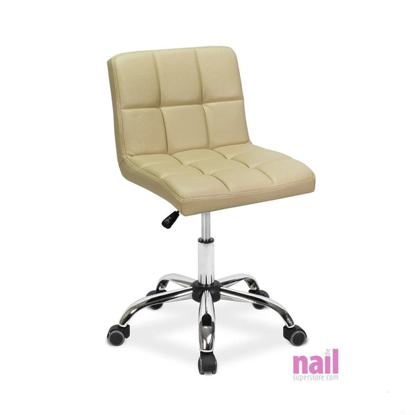 Contempo Tech Stool | Cream White - Each 712025 - The Nail Superstore