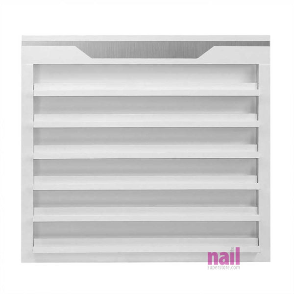 Beverly Polish Rack (Double Shelves)| Wall Display - Holds up to 360 bottles - Each 712034 - The Nail Superstore