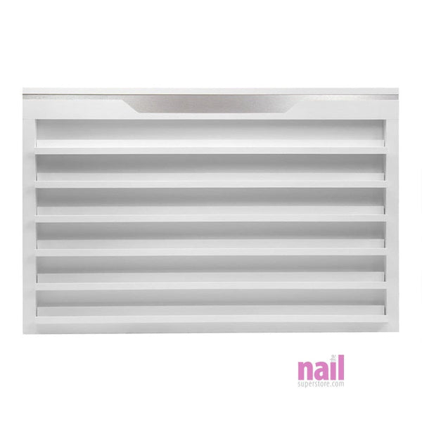 Beverly Nail Powder Rack (Double Shelves)| Wall Display - Holds up to 240 jars - Each 712035 - The Nail Superstore