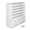 Beverly Nail Polish Powder Cabinet | Holds up to 400 bottles and 250 jars - Each 712036 - The Nail Superstore