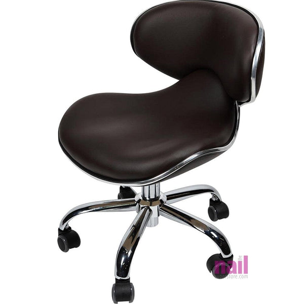 Euro Nail Tech Stool - Black - Each 714008 - The Nail Superstore