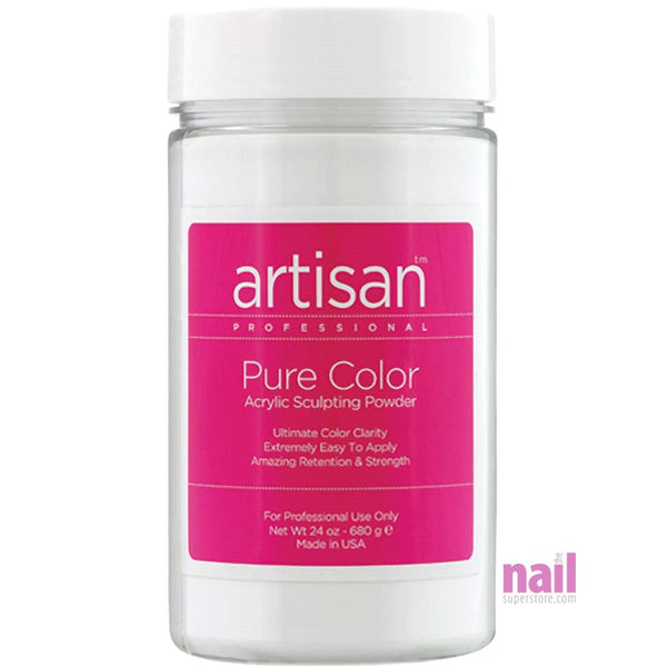 Artisan Acrylic Nail Powder | Premium White Color - Easy To Control - 24 oz